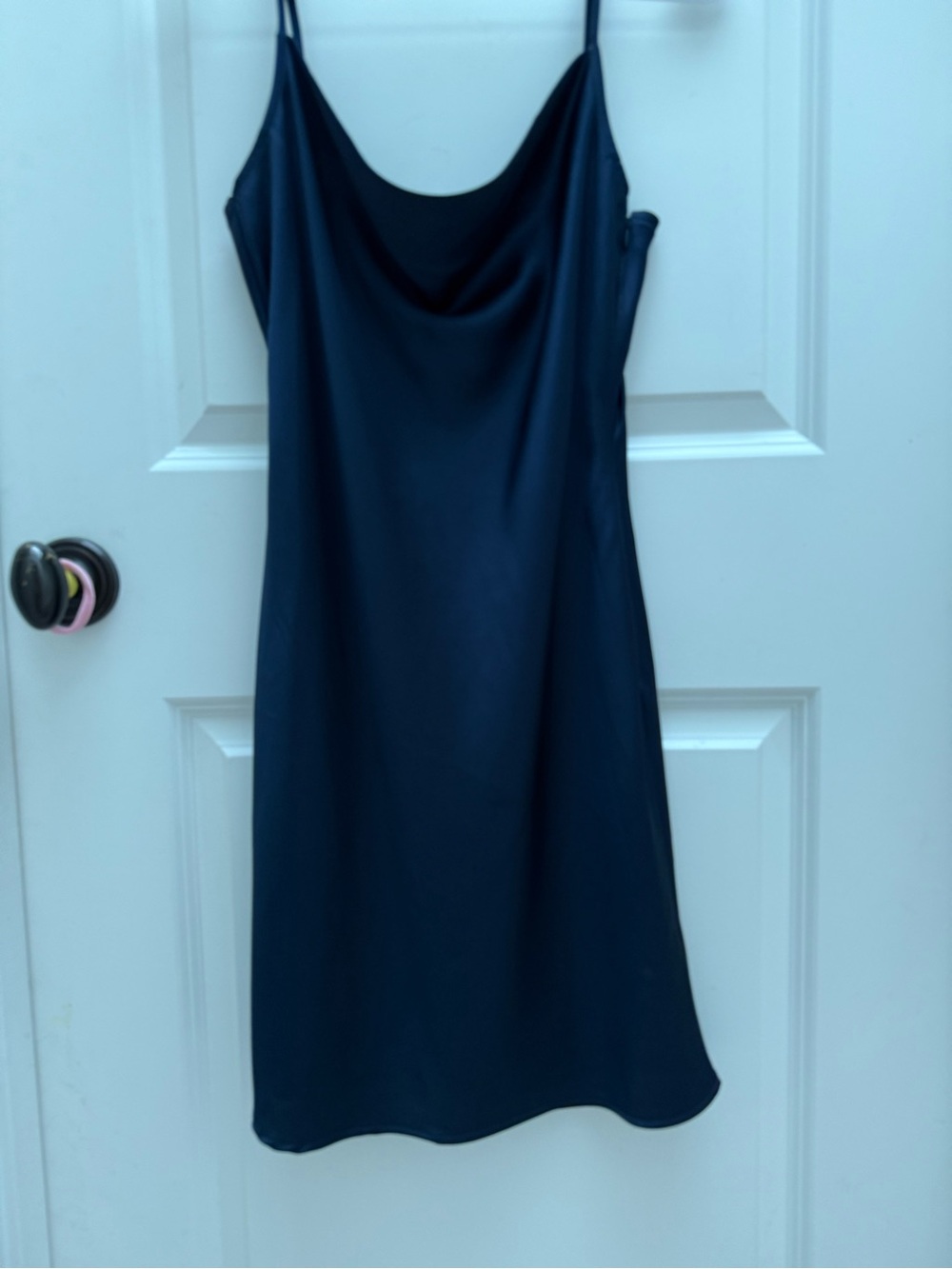 Simple Navy Slip Dress